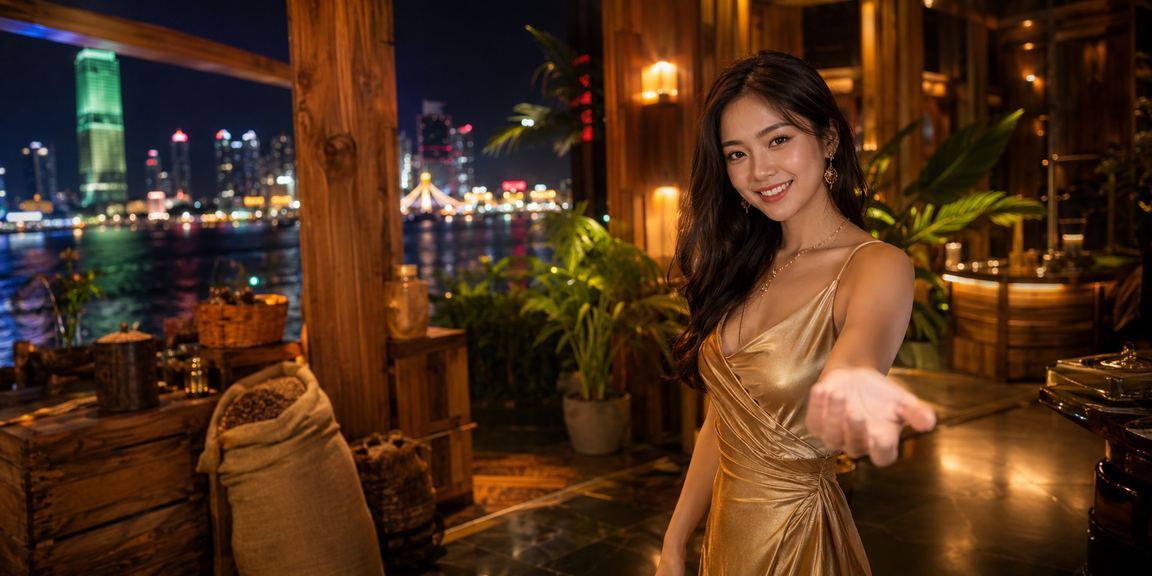 Không gian giải trí casino và cà phê tại TP.HCM với người dùng theo dõi phân tích